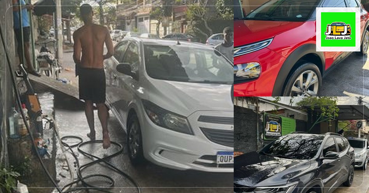 Lavagem automotiva em Curicica no João Lava Jato